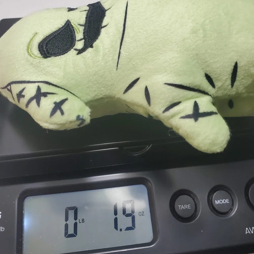 Disney Halloween Dog Toy, Nightmare Before Christmas Oogie Boogie Green Plush 8